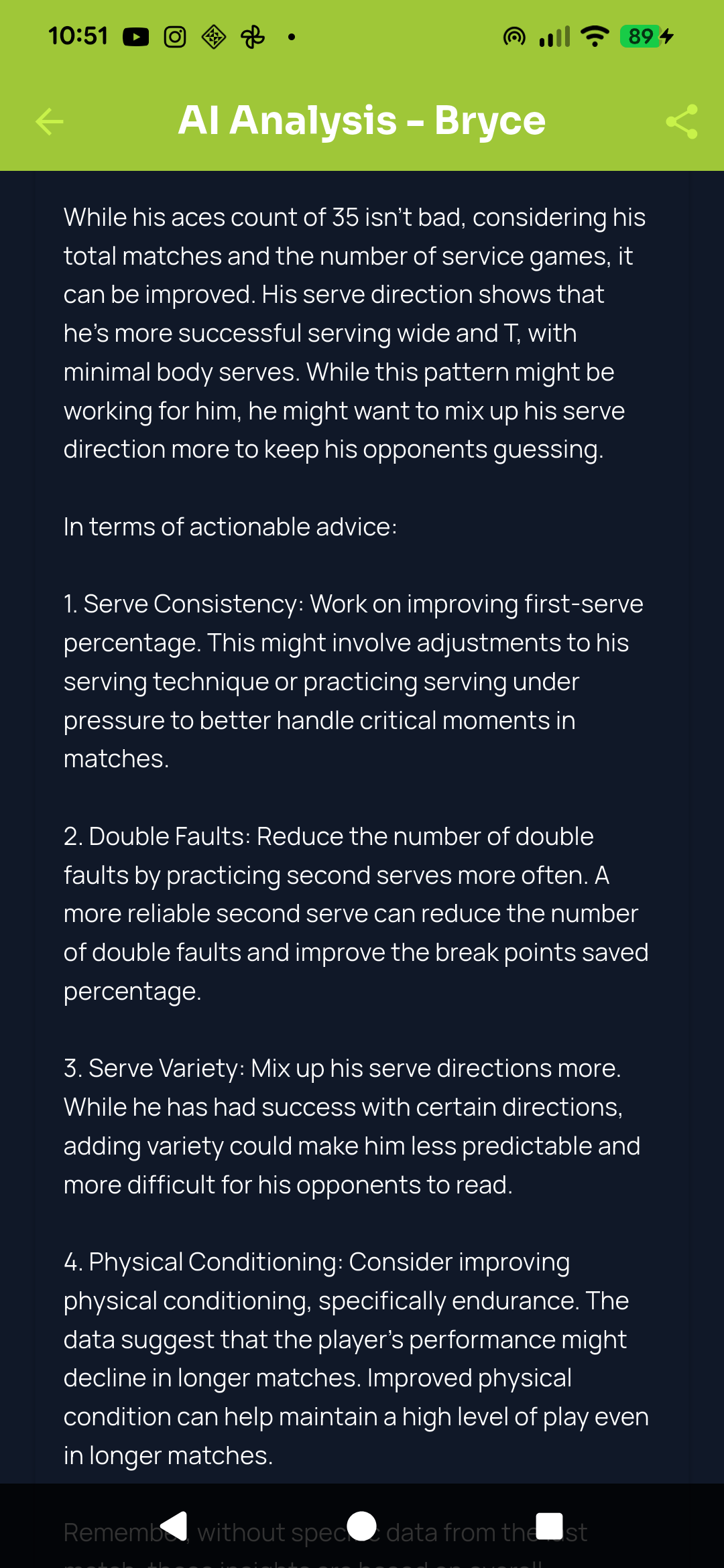 Tennasity AI intelligence follow-up answers
